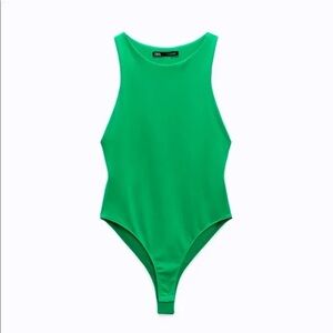 💚 ZARA HALTER NECK BODYSUIT 💚